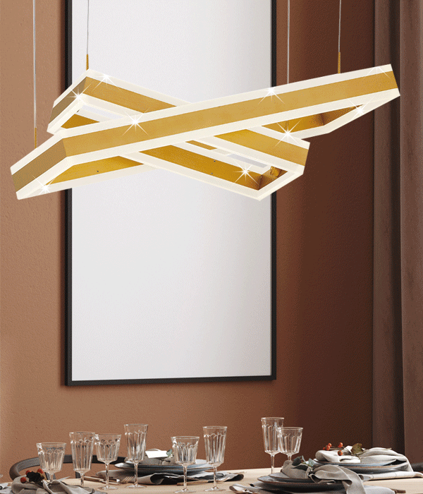 루스카 사각 2단 식탁등 인테리어 카페조명 LED50W