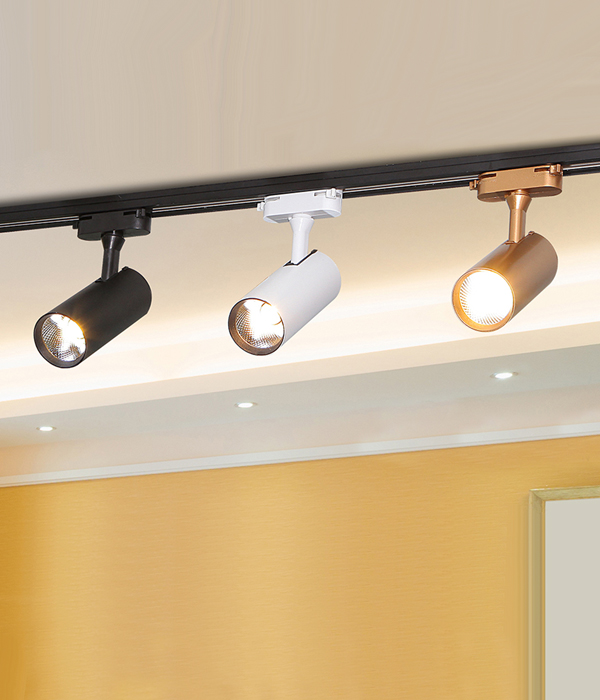 LED 마카 스포트 1등 COB 레일등기구, 레일조명 (10W 20W 블랙 화이트 골드)